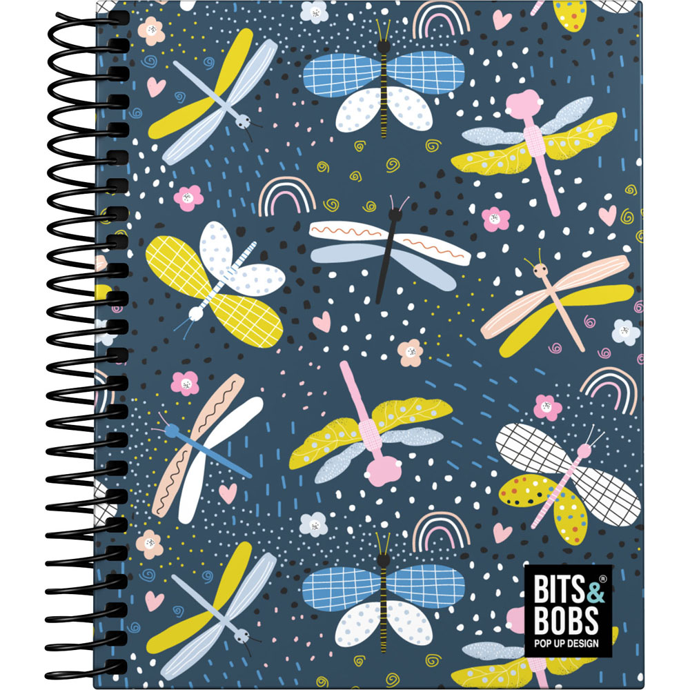 CADERNO FOR.A6 C5MM B&B DRAGON FLY