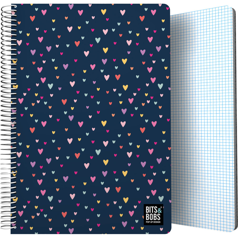 CADERNOPP Fo 80H 90G C4MM B&B HEARTS