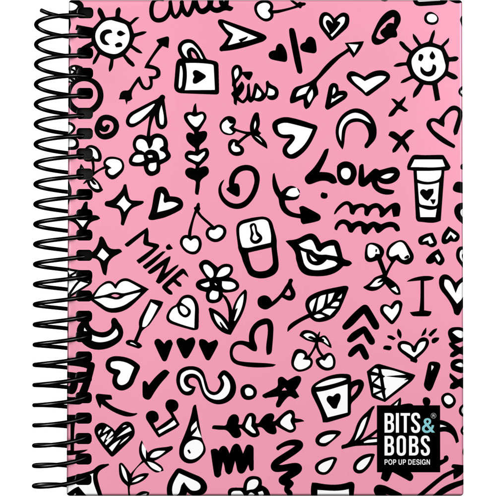 CADERNO FOR.A6 C5MM B&B I LOVE YOU