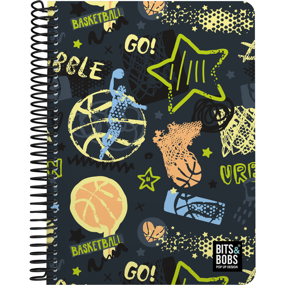 CADERNOPP 4o 80H 90G C4MM B&B STREETBALL