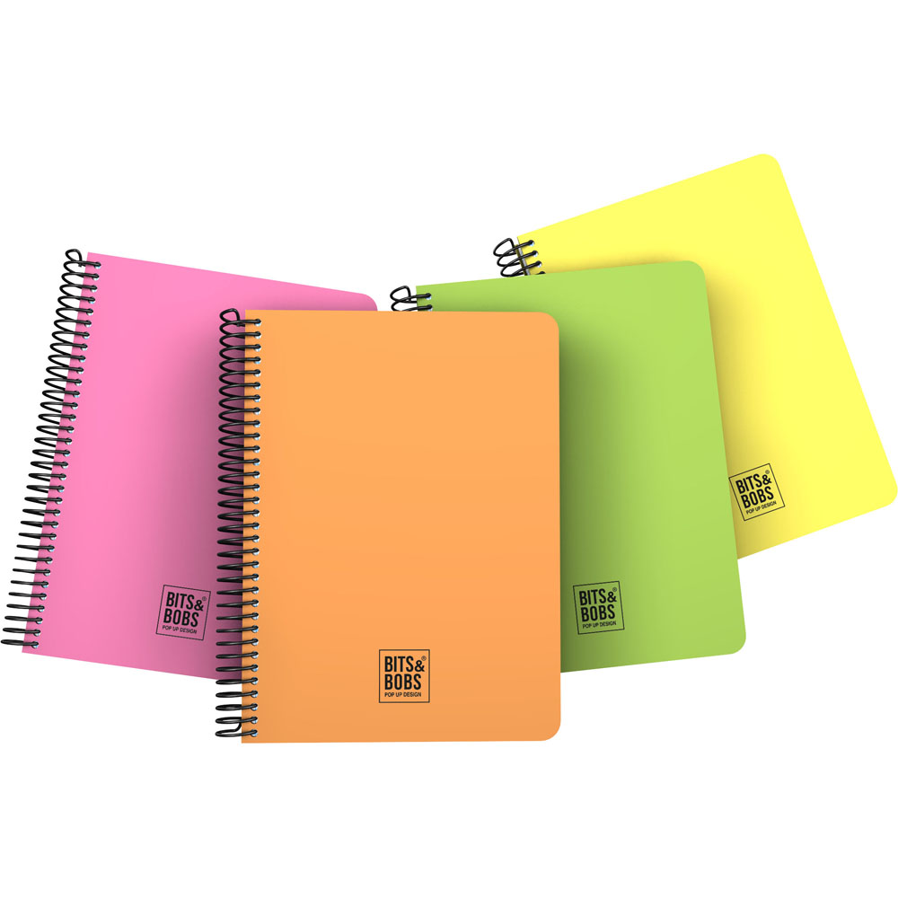 CADERNO 4o PP 4X4 B&B FLUOR PAST SURT