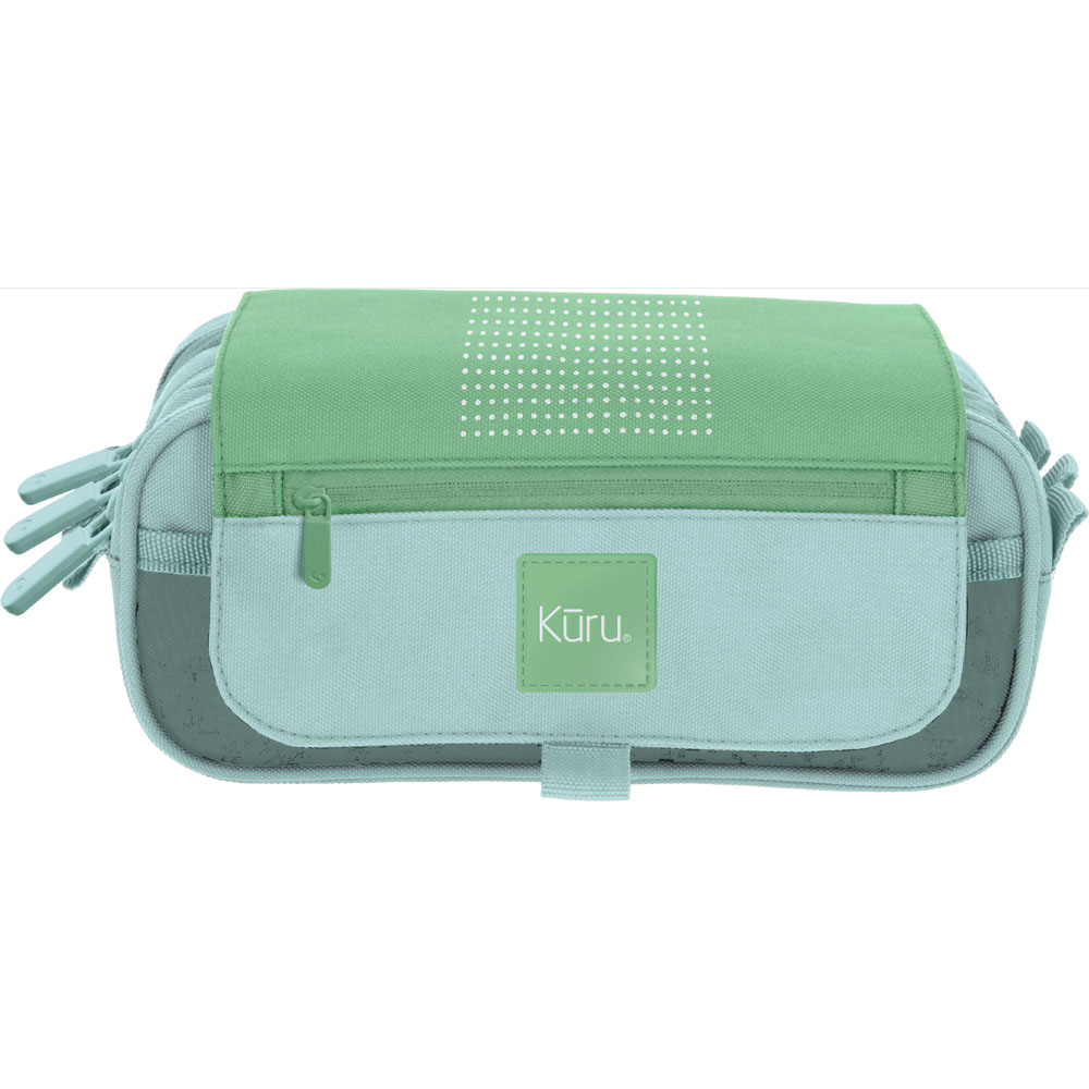 ESTOJO TRIPLO C/SOL. KURU3 VERDE