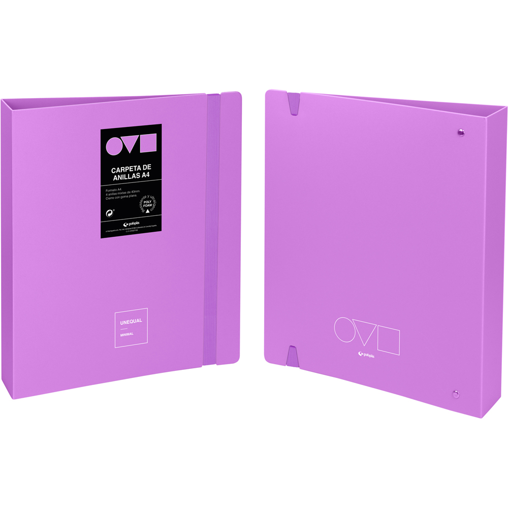 CARP ANILLAS 4D40 A4 UNEQ MINIMAL LAVAND