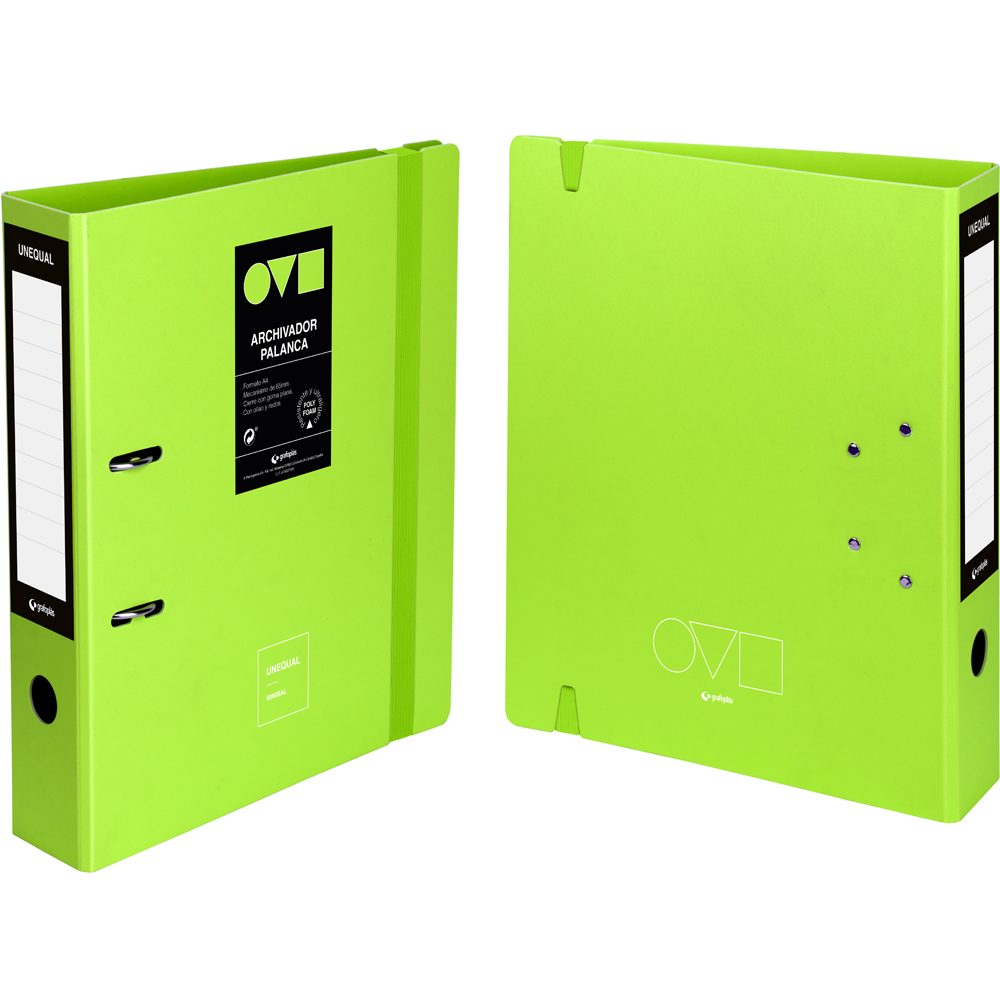 ARQUIVO A4 65MM UNEQ MINIMAL VERDE