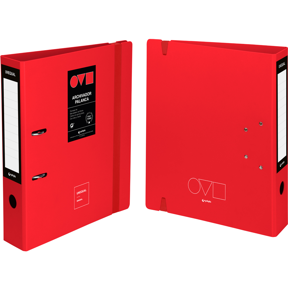 ARQUIVO A4 65MM UNEQ MINIMAL ROXO