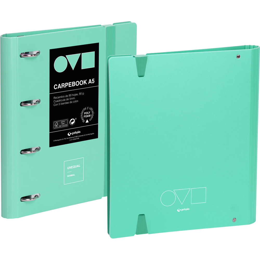 CARPEBOOK 4O25 A5 UNEQ MINIMAL MINT
