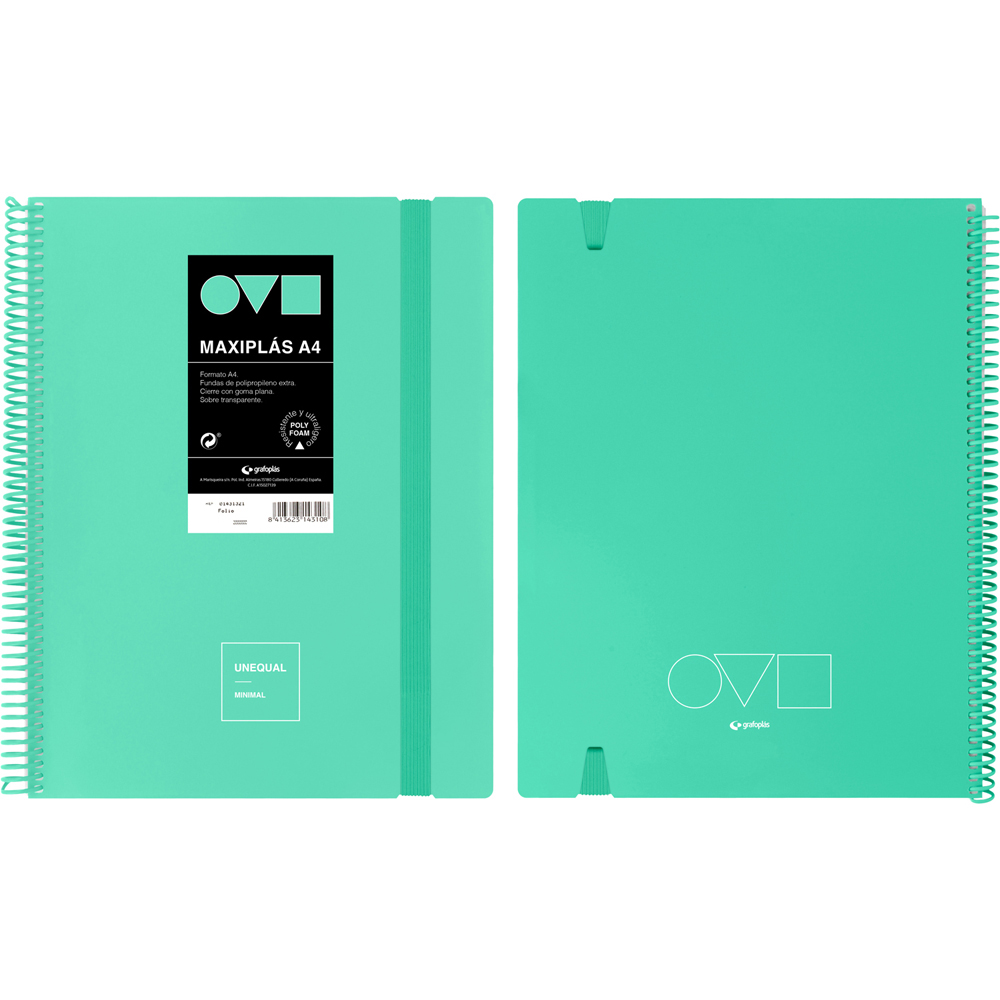 MAXIPLAS 40F A4 UNEQ MINIMAL MINT