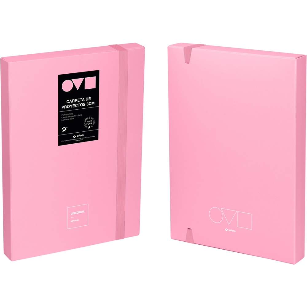 CAJA PROYECTO 3CM UNEQ MINIMAL ROSA