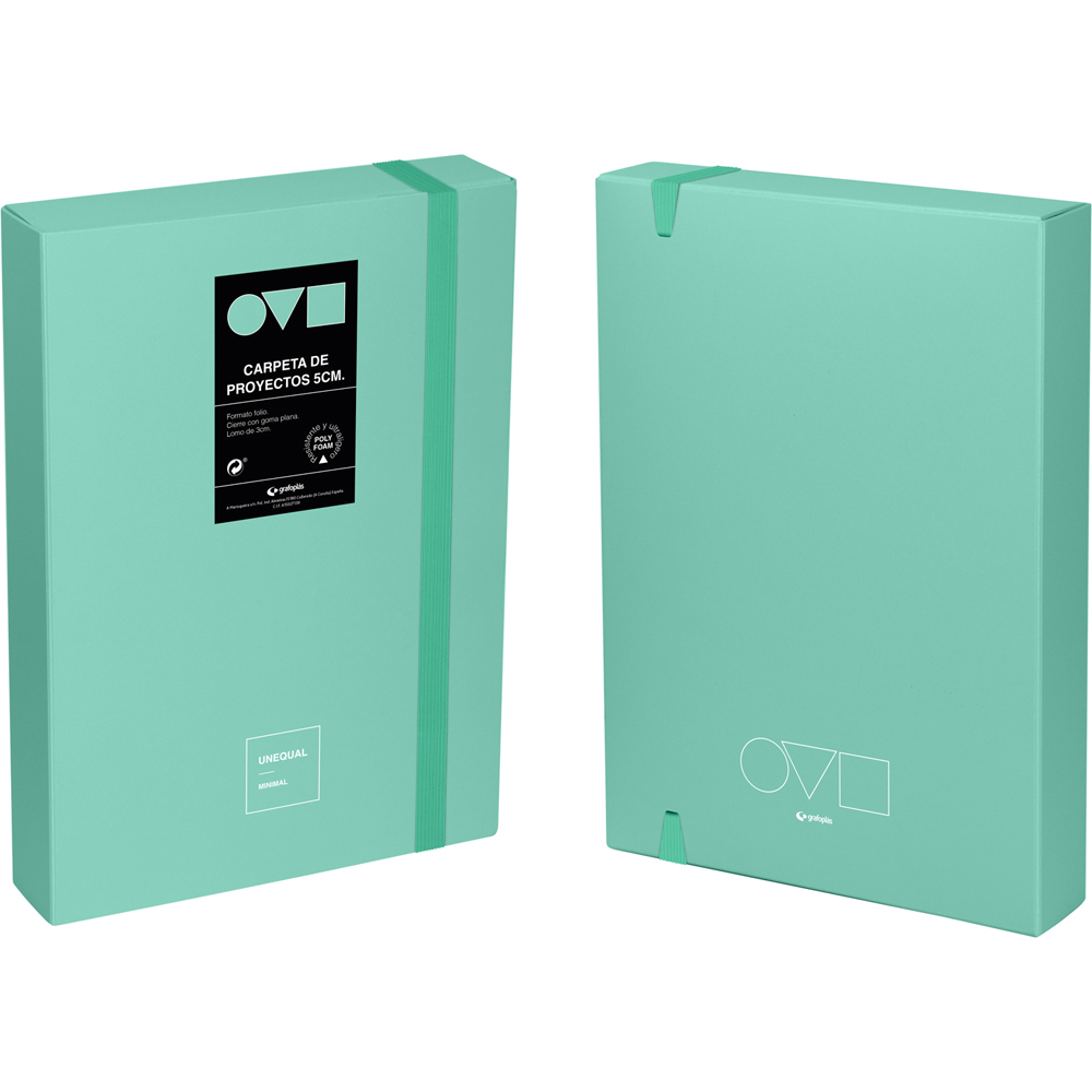 CAJA PROYECTO 5CM UNEQ MINIMAL MINT
