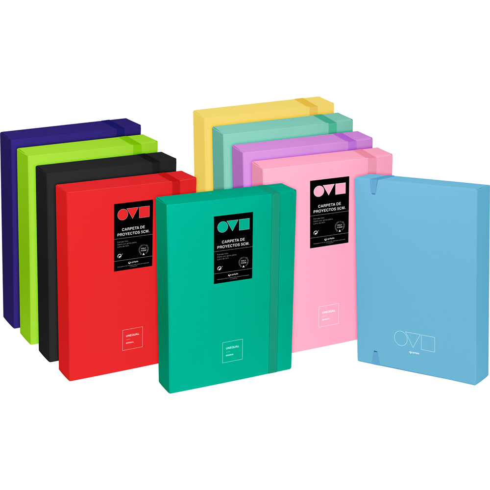 CAJA PROYECTO 5CM UNEQ MINIMAL SURTIDO