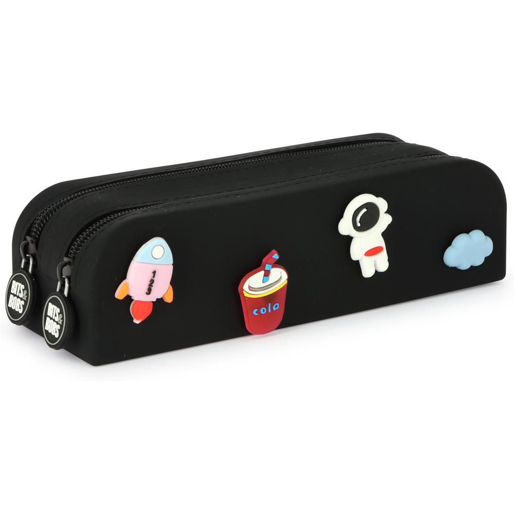 ESTOJO DUPLO DIY SILICONE PINS NEGRO