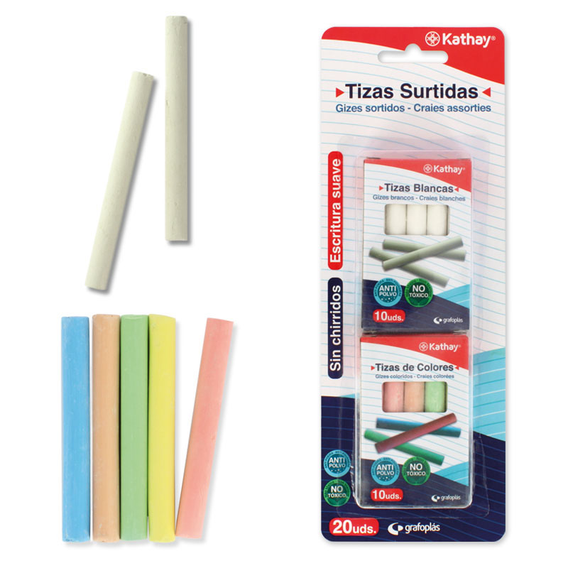 BLISTER 2 CX GIZ BLANCAS 10UD KATHAY