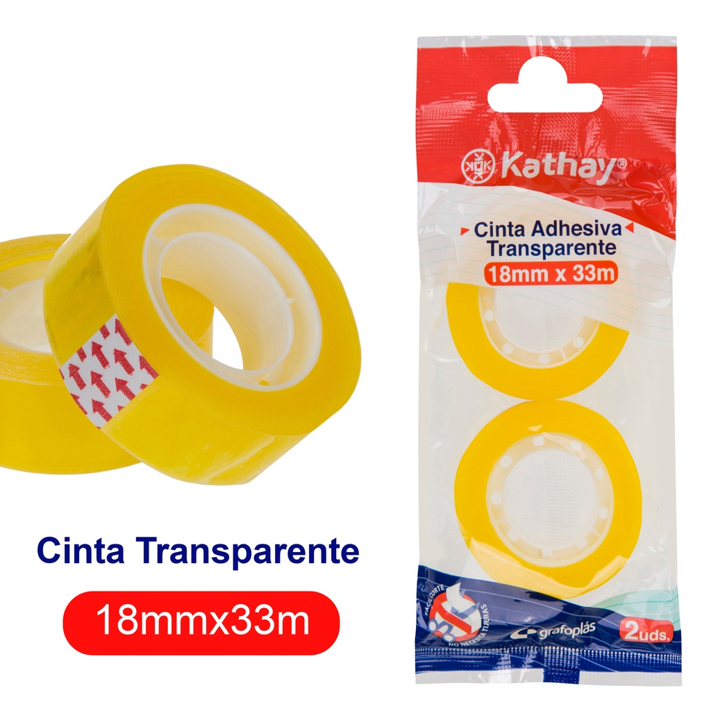 BOLSA 2 CINTAS TRANS 18MMX33M