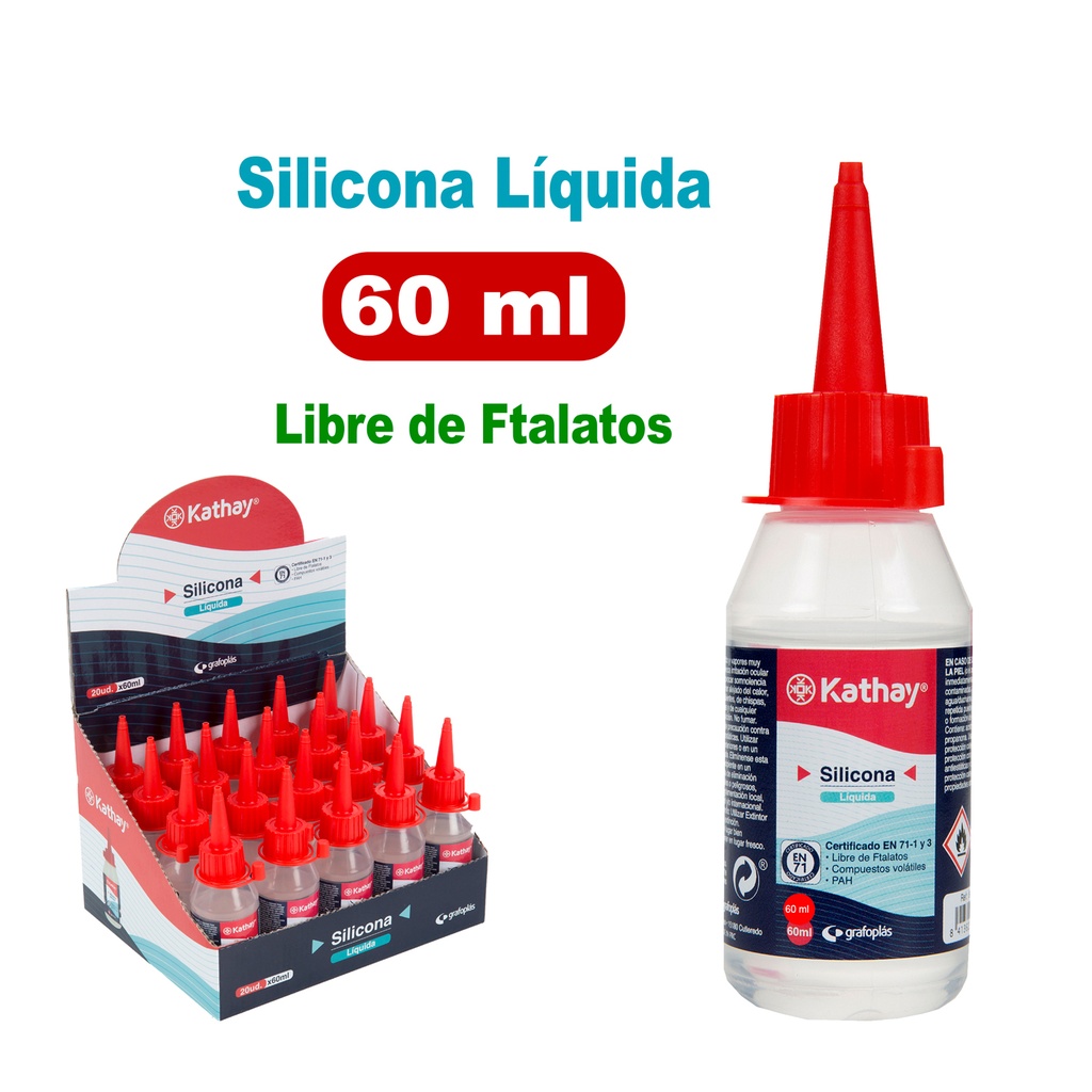 BOTE 60 ML SILICONA LIQUIDA KATHAY