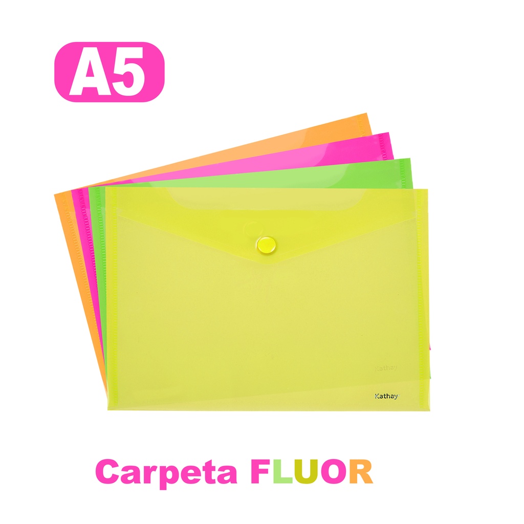 SOBRE PP FLUOR 4oBROCHE COL.SURT.KATHAY