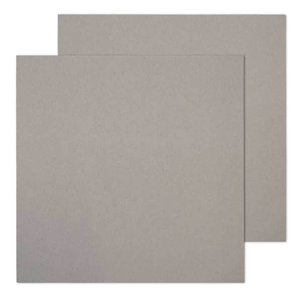 PACK 25 CARTON 2MM SCRAP GRIS 12X12"
