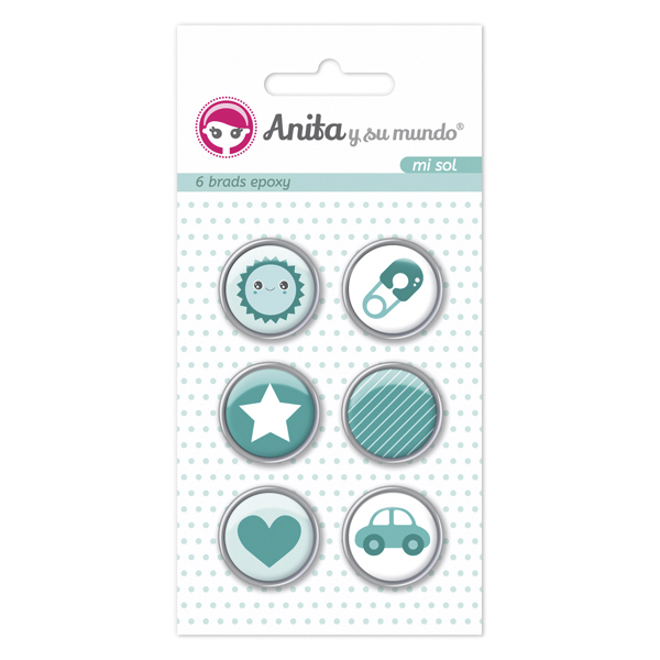 PACK6 BRADS EPOXY MI SOL