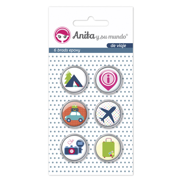 PACK6 BRADS EPOXY DE VIAJE