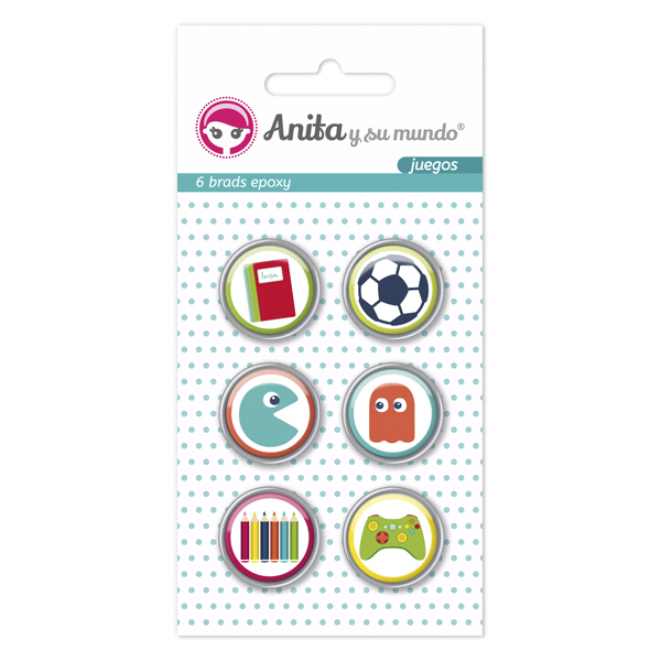 PACK6 BRADS EPOXY JUEGOS