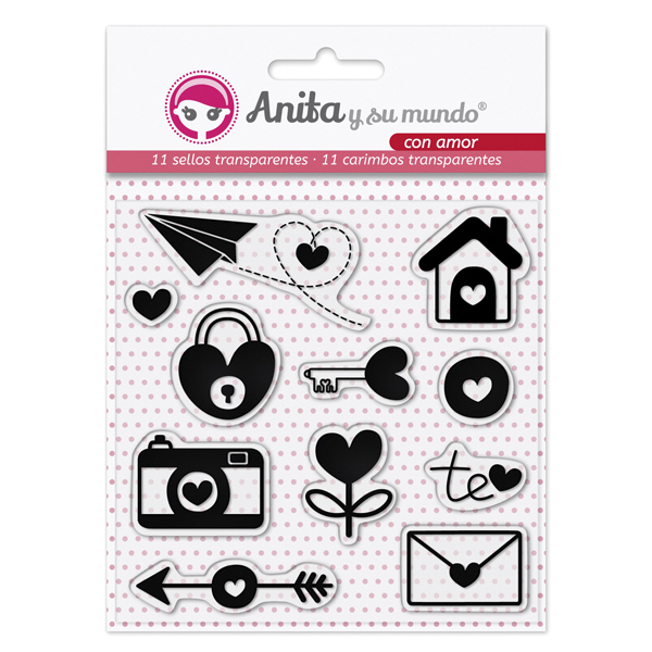 PACK 11 SELLOS TRANS CON AMOR