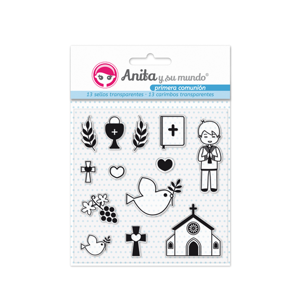 PACK 13 SELLOS TRANS PRIMERA COMUNION EL