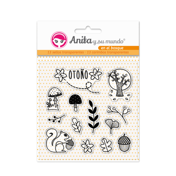 PACK 13 SELLOS TRANS EN EL BOSQUE