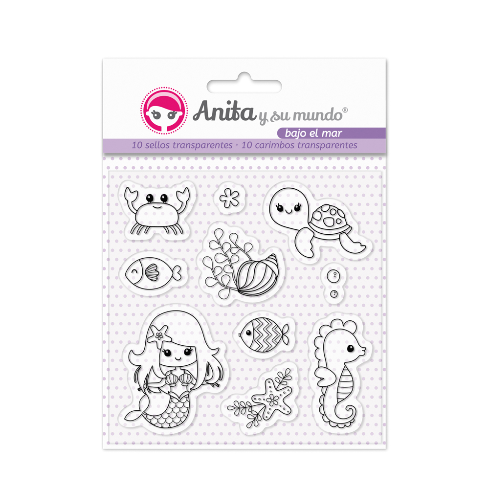 PACK 10 SELLOS TRANS BAJO EL MAR