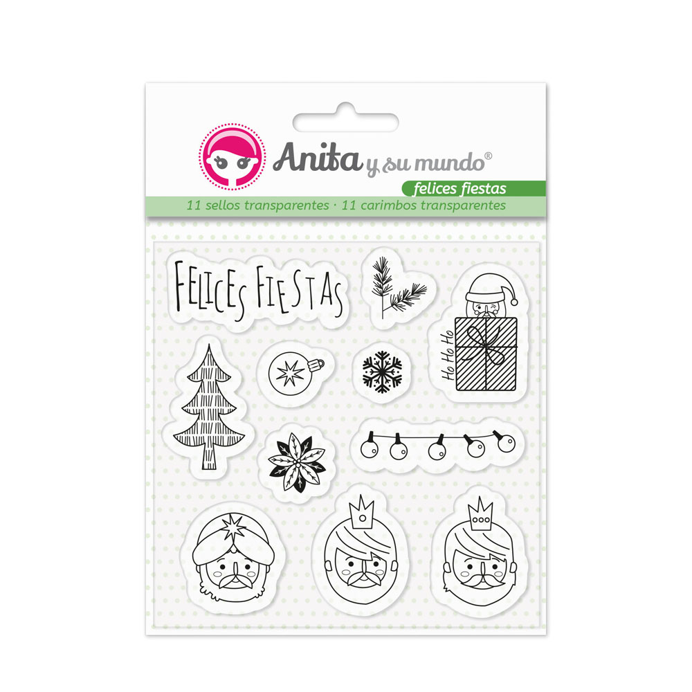 PACK 11 SELLOS TRANS FELICES FIESTAS
