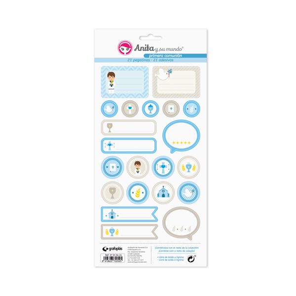 PACK 5 LAMINAS PEGAT.COLECCION 1aCOM.EL