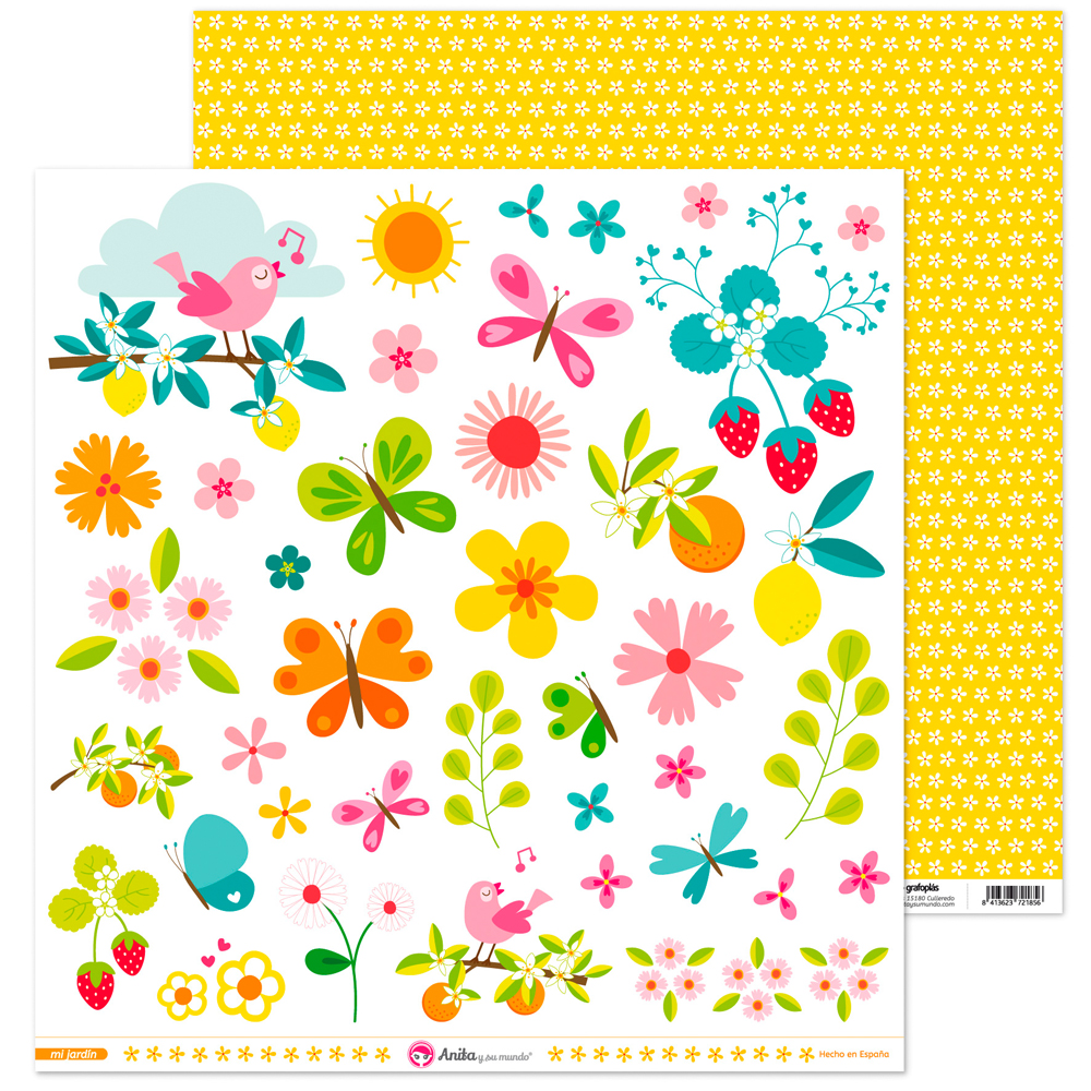 PACK5 LAMINAS FIGUR.RECORTABLES MI JARDI