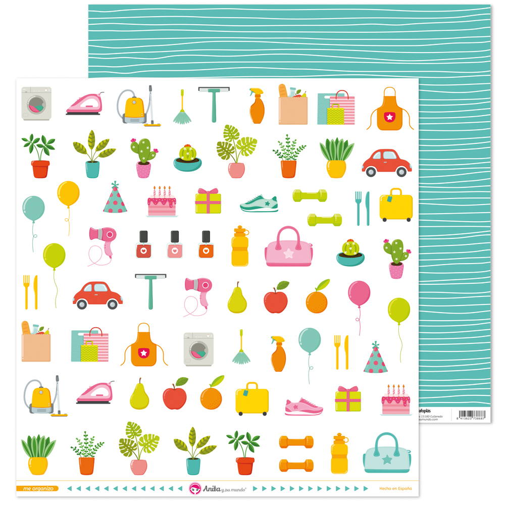 PACK5 LAMINAS FIGUR.RECORTABL.ME ORGANIZ