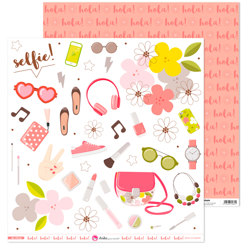 PACK5 LAMINAS FIGUR.RECORT. DE CHICAS