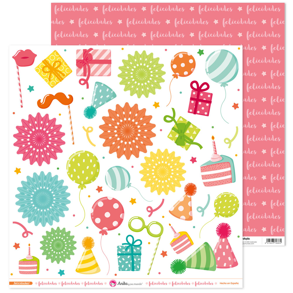 PACK5 LAMINAS FIGUR.RECORTABL.FELICID!