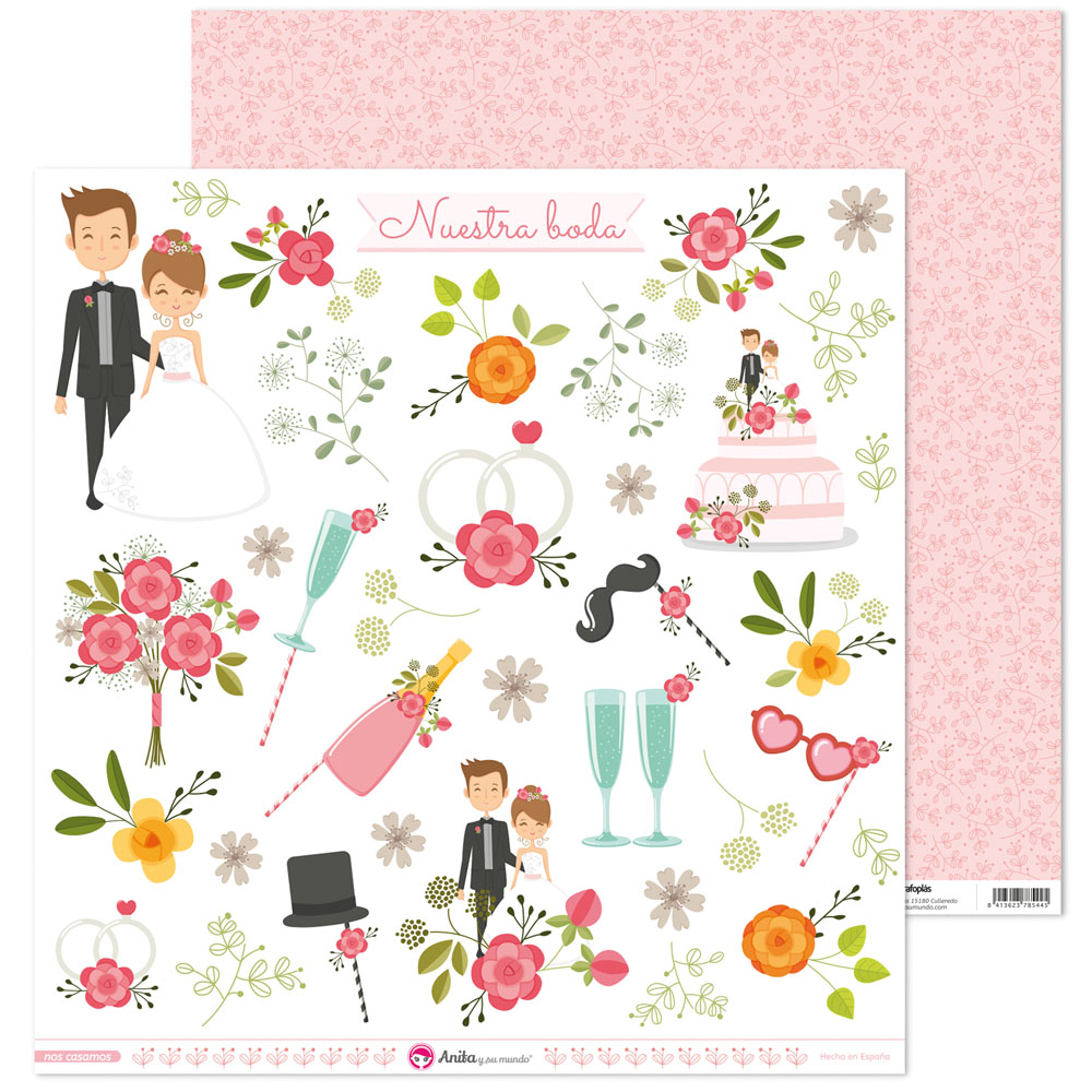 PACK5 LAMINAS FIGUR.RECORT. NOS CASAMOS