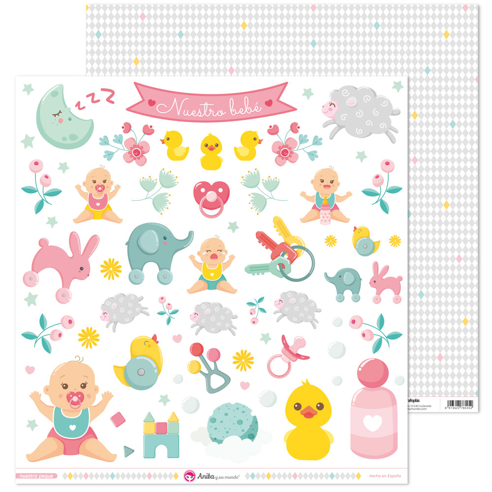 PACK5 LAMINAS FIGUR.RECORT.NUESTRA PEQUE