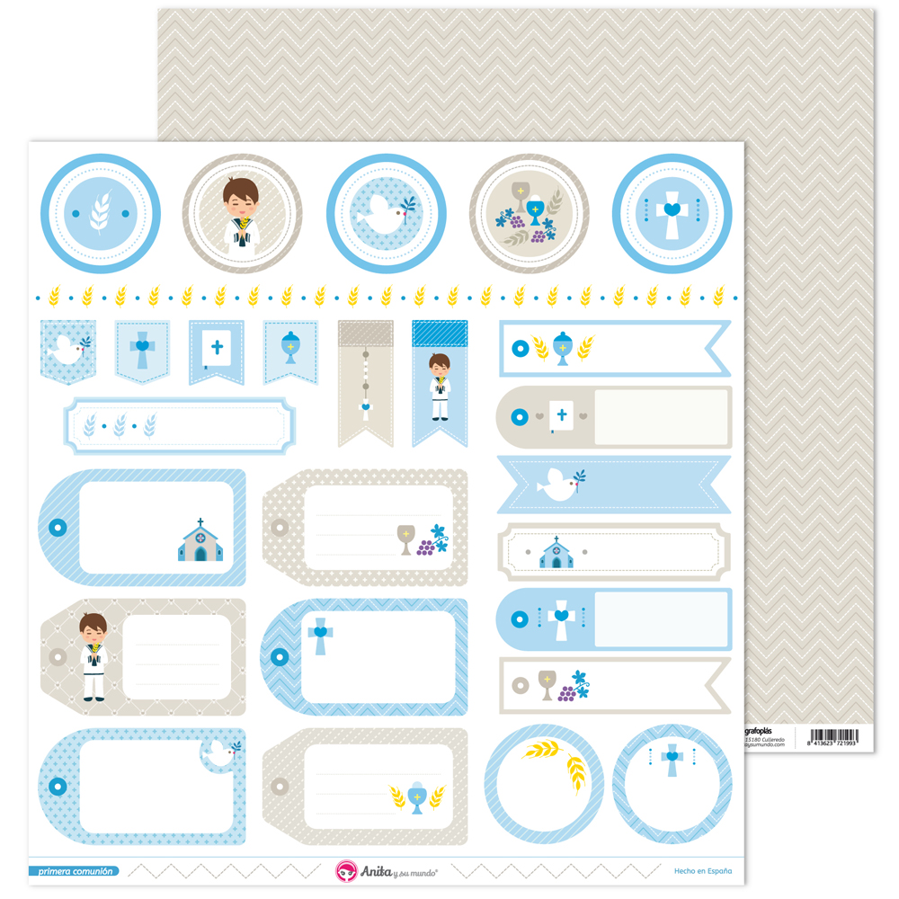 PACK5 PAPEL SCRAP ETIQUETAS 1aCOMUN.EL