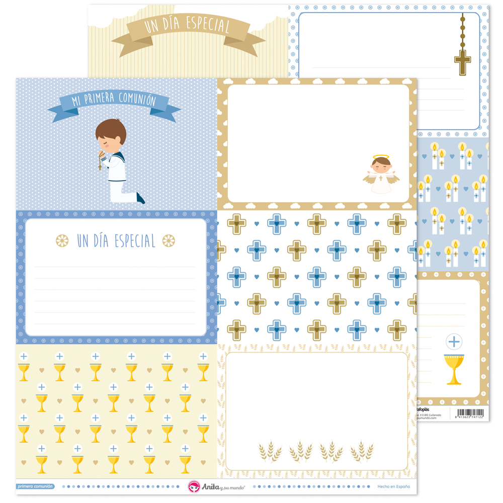 PACK5 PAPEL TARJETAS GRANDES COMUN.EL