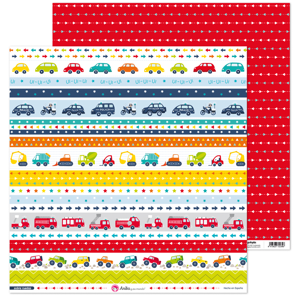 PACK5 LAMINAS TIRAS SOBRE RUEDAS