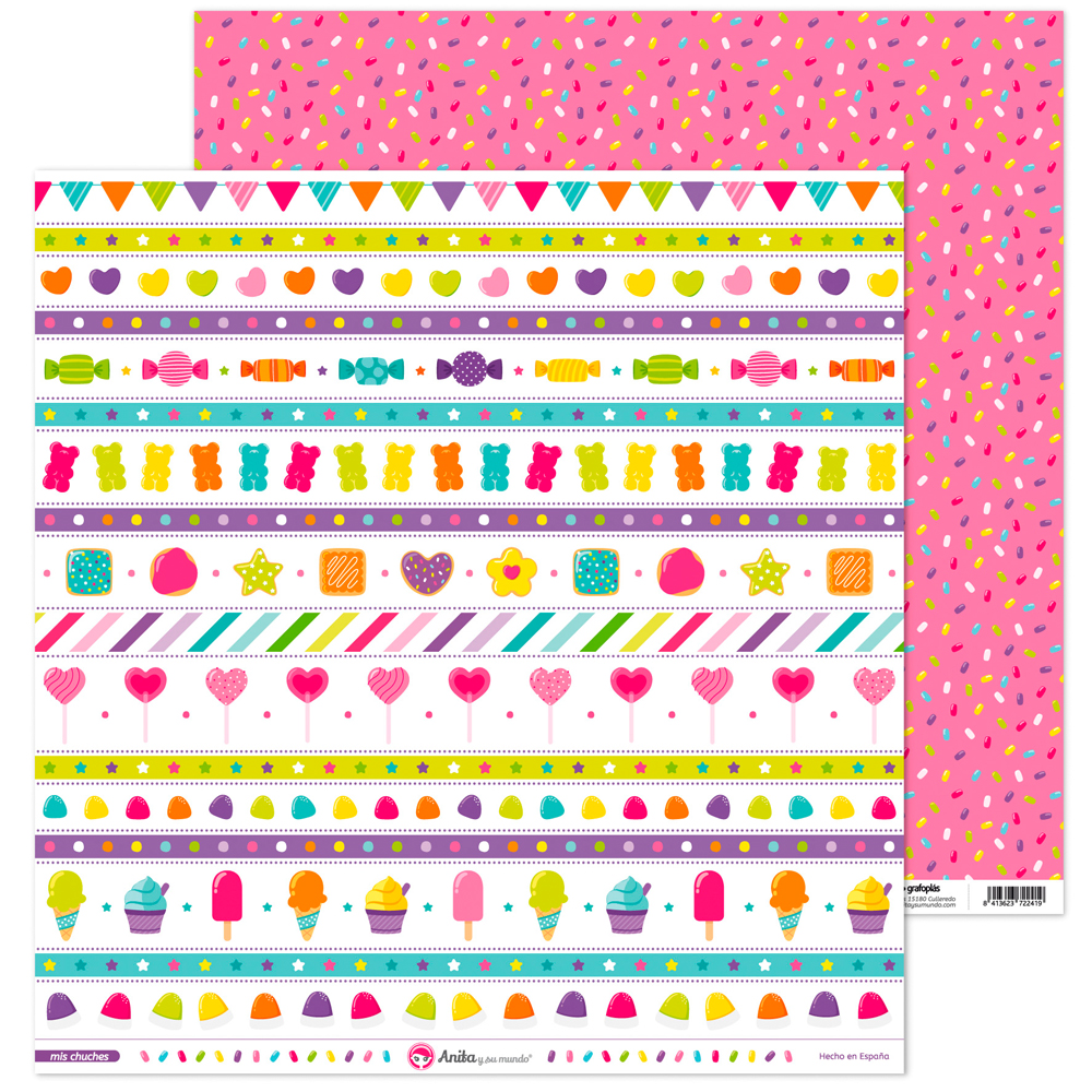 PACK5 LAMINAS TIRAS MIS CHUCHES