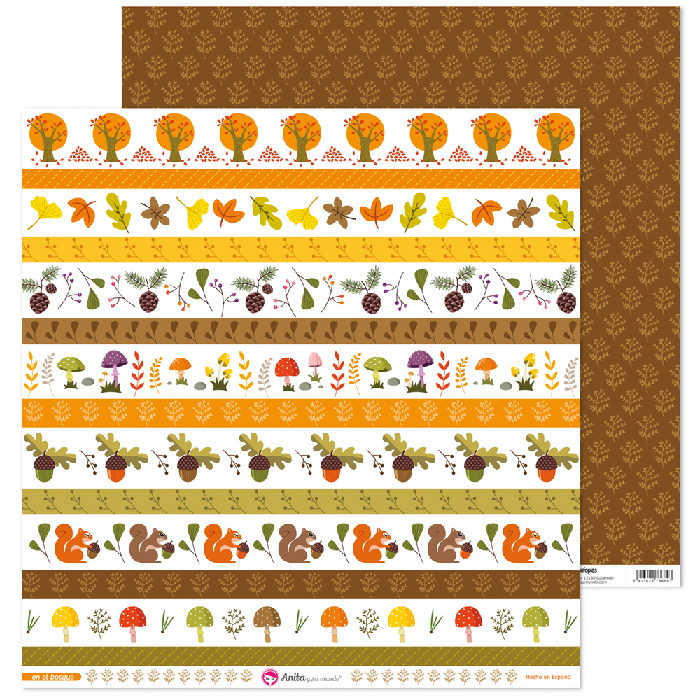PACK5 LAMINAS TIRAS EN EL BOSQUE