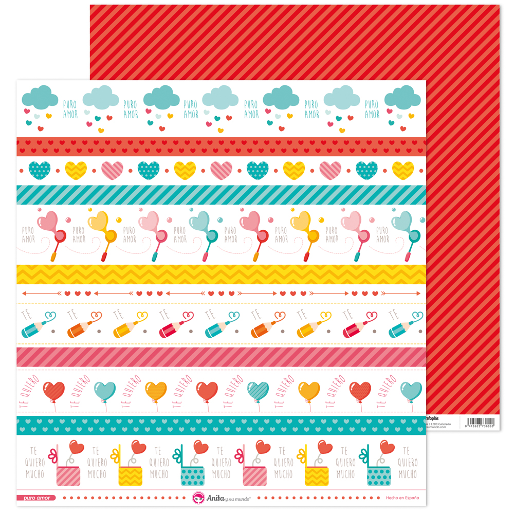 PACK5 LAMINAS TIRAS PURO AMOR