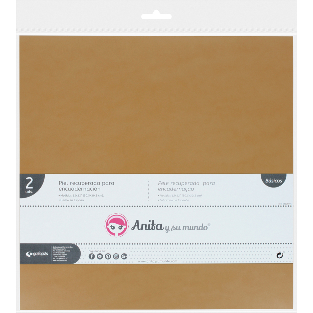 PACK2 PIEL RECUPERADA ENCUADERNAC.BEIGE