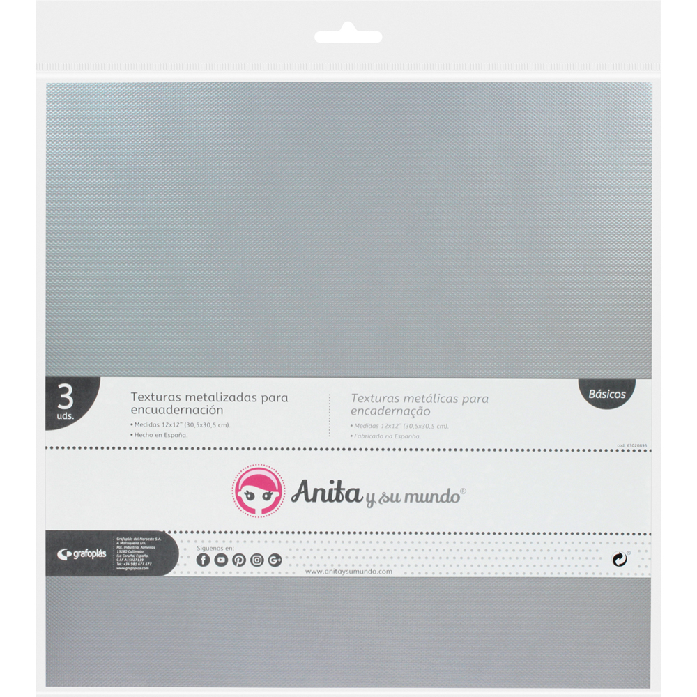 PACK4 TEXTURAS METALIZADAS ENCUAD.TELA