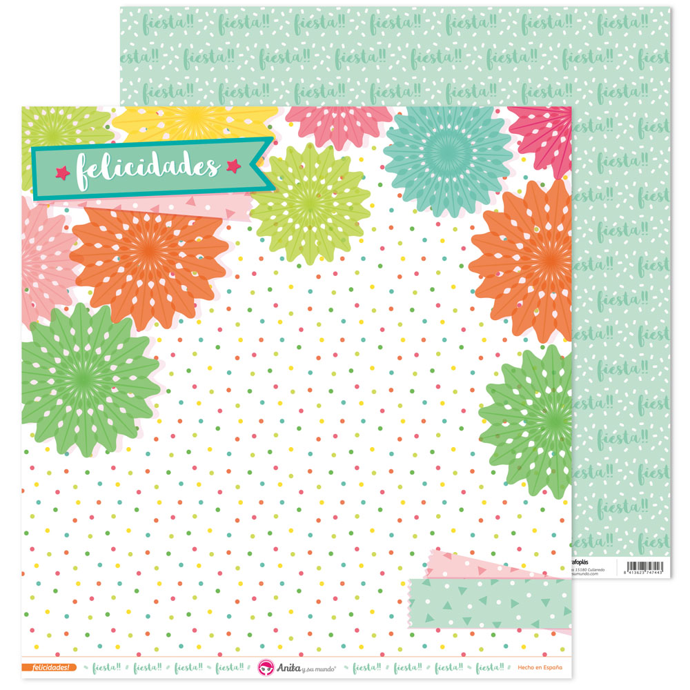 PACK5 PAP. SCRAP12X12 LO.ROSET.FELICID!