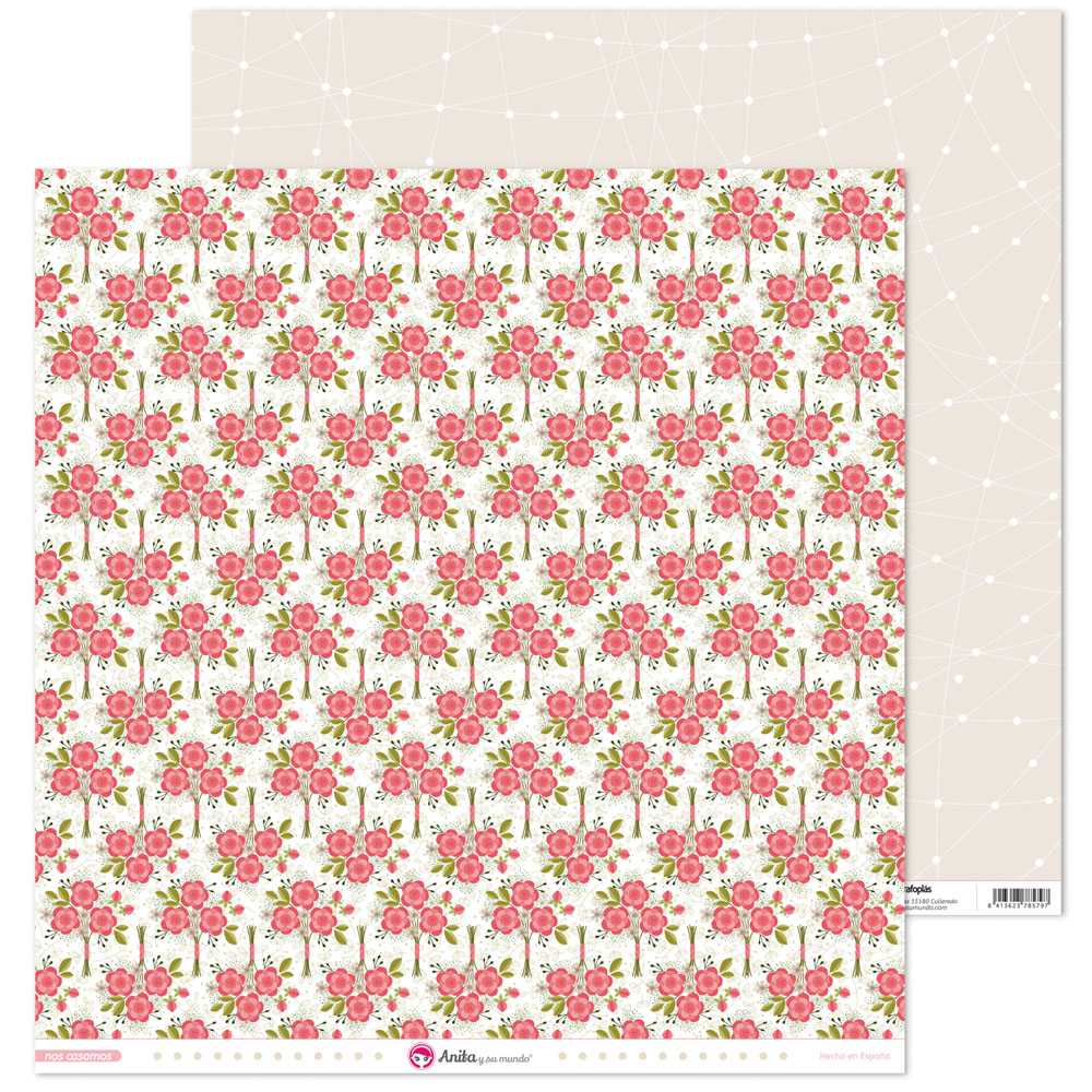 PACK5 PAP.SCRAP12X12 RAMO NOS CASAMOS