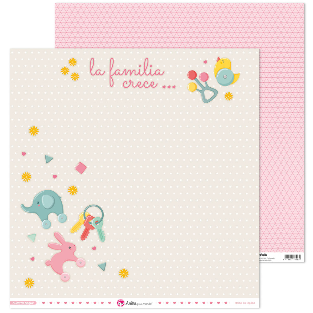 PACK5 PAP.SCRAP12X12 LO.JUGUE NUESTRA PE