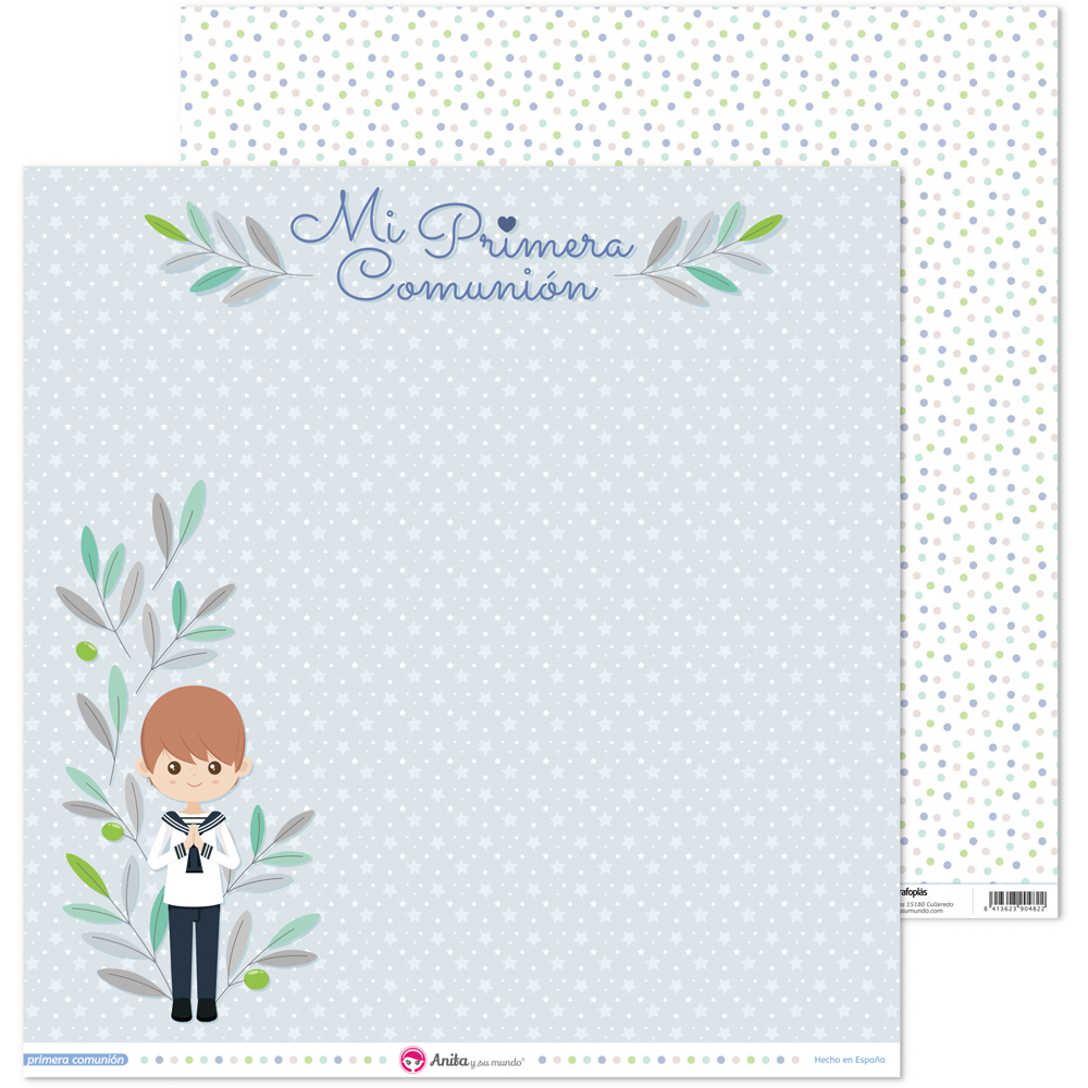PACK5 PAP.SCRAP12X12 LO.NINO COMUN.20 EL
