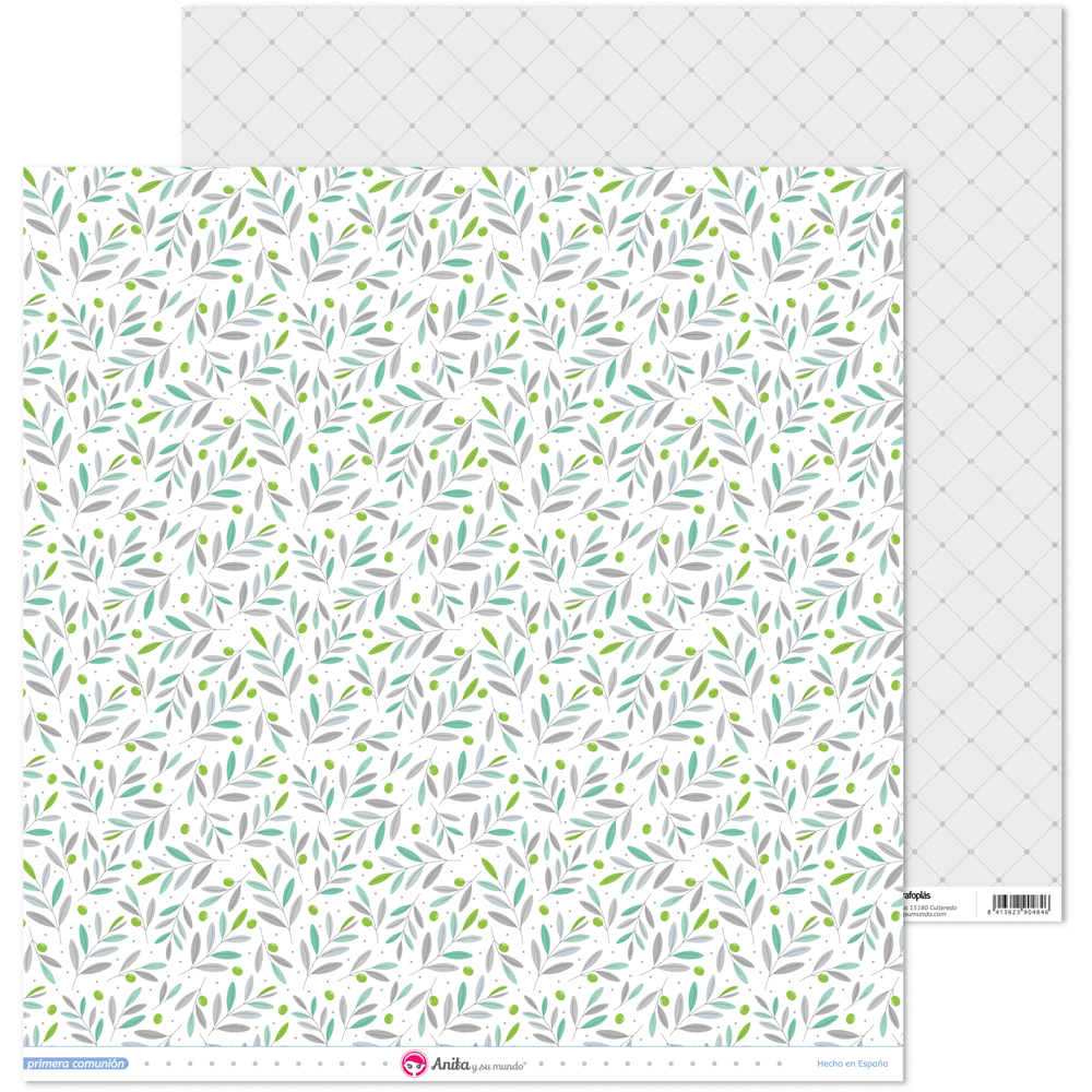 PACK5 PAP.SCRAP12X12 RAMAS COMUN.20 EL