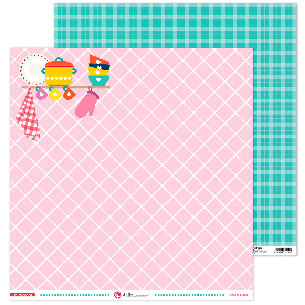 PACK5 PAPEL SCRAP 12X12LO ESTANT.MI COCI