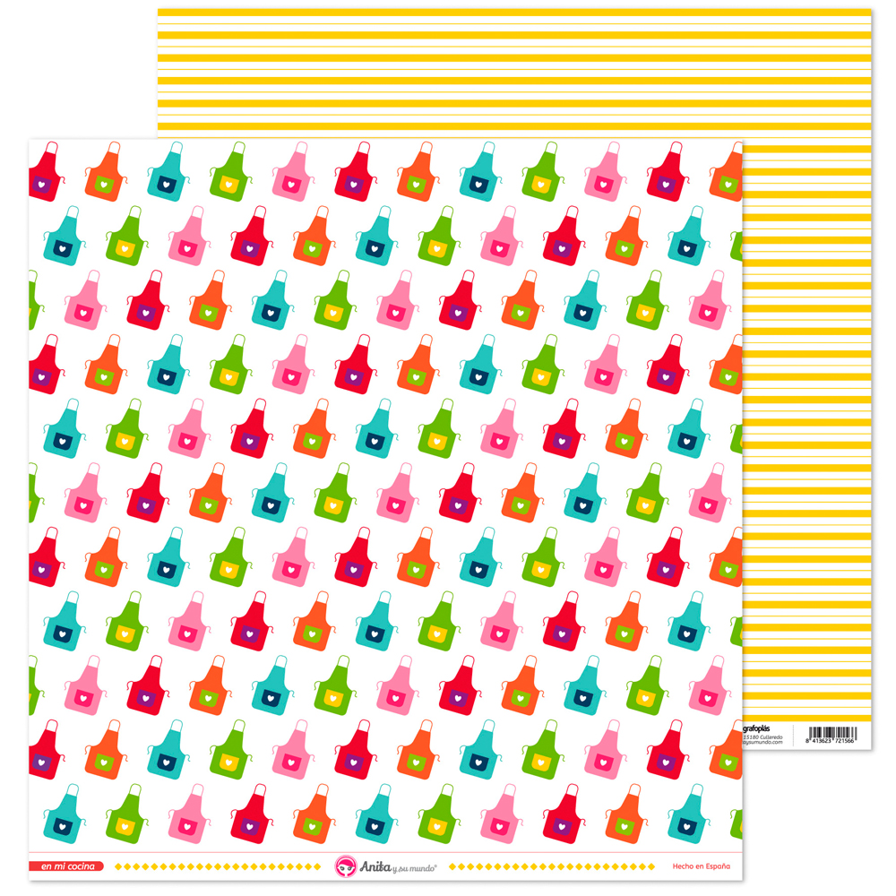 PACK5 PAPEL SCRAP 12X12DELANT.EN MI COCI
